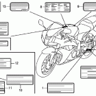 CBR600RA Наклейки