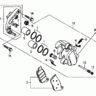 FURY VT1300CX Передний тормозной суппорт