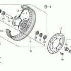 SHADOW RS VT750RS Переднее колесо