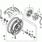 SABRE VT1300CS Заднее колесо