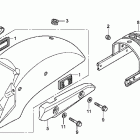 SHADOW PHANTOM VT750C2B Заднее крыло