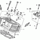 SHADOW RS VT750RS Задняя головка цилиндров
