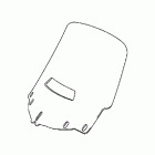 GOLD WING  GL1800 Vented windshield (tall)