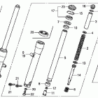 SHADOW PHANTOM VT750C2B Передняя вилка