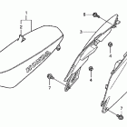 CRF450R Сдение и боковые обтекатели