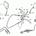 SHADOW PHANTOM VT750C2B Рычаги ,переключатели ,троса