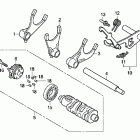 SHADOW RS VT750RS Вилка переключения передач