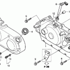 SHADOW PHANTOM VT750C2B Крышка картера правая