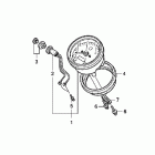 SHADOW PHANTOM VT750C2B Спидометр