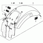 FURY VT1300CX Заднее крыло