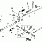 SHADOW RS VT750RS Педали