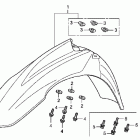 CRF450R Переднее крыло