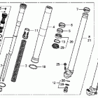 CRF450R Передняя вилка