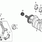 CBR600RA Коленвал,поршни