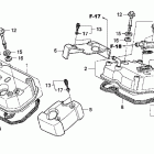 SHADOW PHANTOM VT750C2B Крышка головки цилиндров
