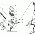 STATELINE  VT1300CR Front brake master cylinder (vt1300cr / vt1300ct)