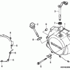 SHADOW RS VT750RS Крышка картера правая