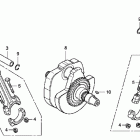 SABRE VT1300CS Коленвал,поршни