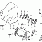 ST1300A Ветровое стекло