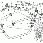 GOLD WING  GL1800 Патрубки охлаждения