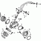 STATELINE ABS  VT1300CRA Intake manifold - injector