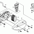 SHADOW RS VT750RS Воздухозаборник