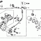 CBR600RA Rear brake caliper (cbr600ra)