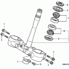 CRF250R Траверса нижняя