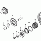 CBR600RA Муфта стартера