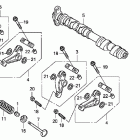 VFR1200F Распредвал и клапана передние
