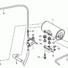 SHADOW RS VT750RS Адсорбер, системы улавливания паров топлива
