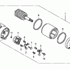 VFR1200F Стартер электрический