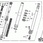 CRF250R Передняя вилка
