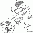 GOLD WING  GL1800 Подножки