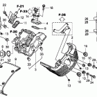 FURY VT1300CX Крышка головки переднего цилиндра