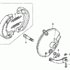 CRF100F Передний тормоз