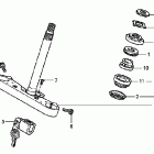 VTX1300T Траверса нижняя