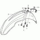 CRF230L Переднее крыло