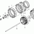 CRF250X Сцепление
