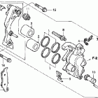 CRF230F Передний тормозной суппорт