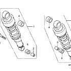 VT750C2F Задний амортизатор
