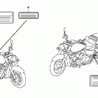 VT750C Наклейки