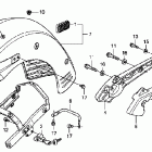 VTX1300T Заднее крыло