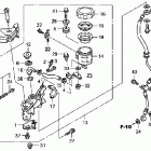 CBR1000RR Главный тормозной цилиндр - передний