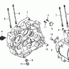 CRF100F Картер двигателя