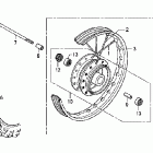 CRF50F Переднее колесо