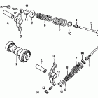 CRF70F Распредвал и клапана