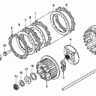 VTX1300T Сцепление