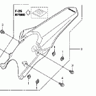 CRF450R Заднее крыло