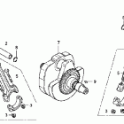 VTX1300C Коленвал,поршни
